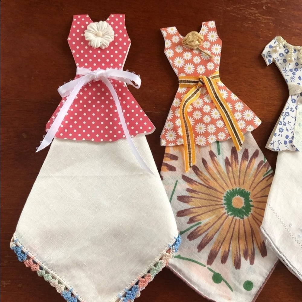 New Vintage Floral Handkerchiefs
